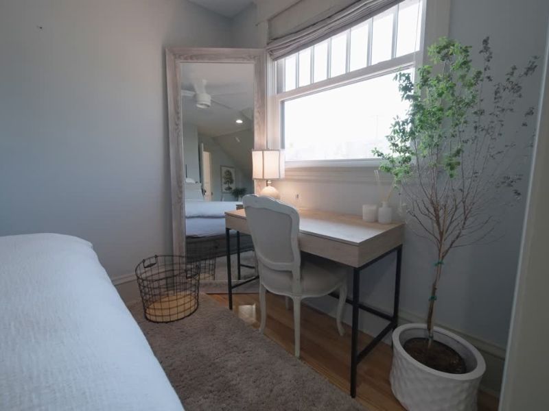 prikaz biljke u spavaćoj sobi